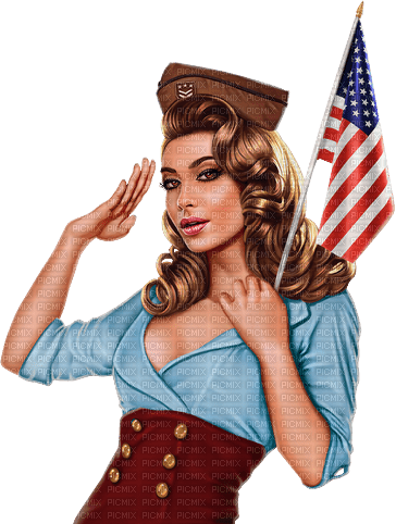 Independence Day USA Woman - Bogusia - бесплатно png