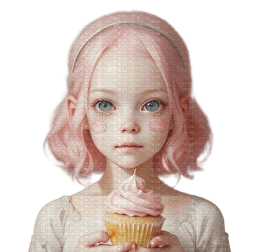 illustrated art girl - png gratuito