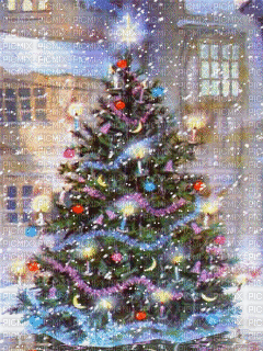 Christmas Tree - GIF animasi gratis