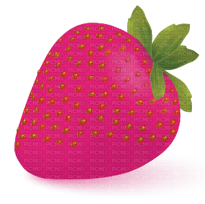 Strawberry Pink Green -  Bogusia - ingyenes png