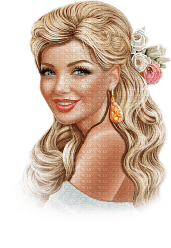 Blonde Lady - 免费PNG