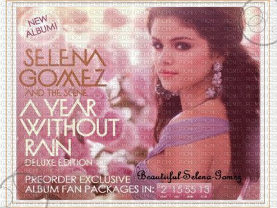 Selena Gomez a year without rain - ingyenes png