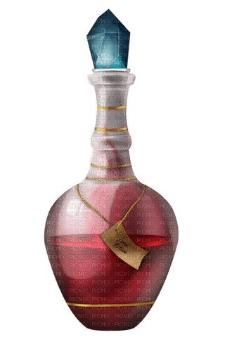 Bottle.Potion.Magic.Blue.Red - kostenlos png