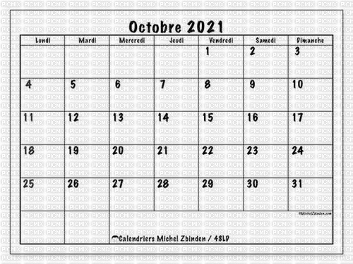octobre 2021 - бесплатно png