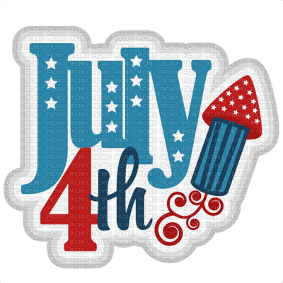 Kaz_Creations America 4th July Independance Day American Text - kostenlos png