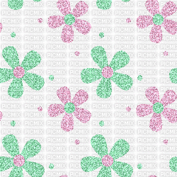 Background. White. Pink. Green. Leila - GIF animate gratis