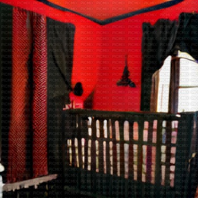 Black & Red Baby Nursery - ilmainen png