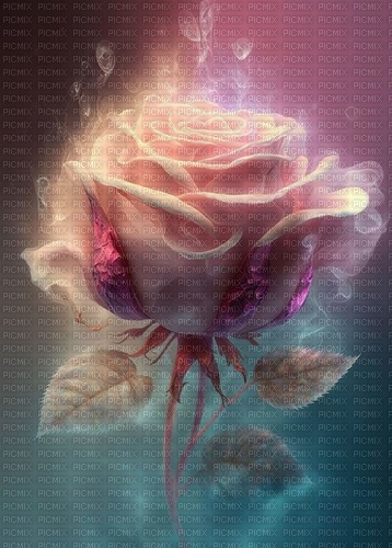 Pink-Rose-Background. - 免费PNG