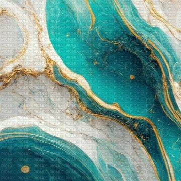 Teal Gold Background With White - png grátis