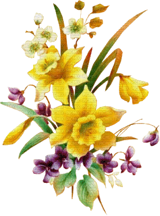 Frühling, Blumen - Безплатен анимиран GIF