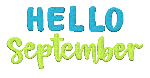 Hello September - Gratis animeret GIF