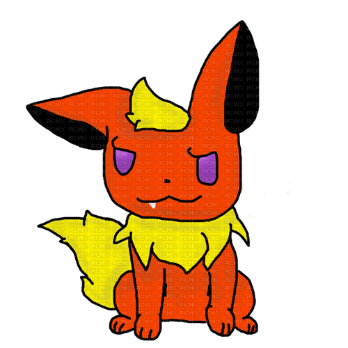 Flareon (Art by me) - фрее пнг