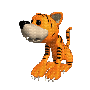 tiger - Ilmainen animoitu GIF