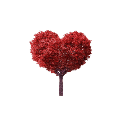 Tree, Trees, Deco, Heart, Red - Jitter.Bug.Girl - PNG gratuit