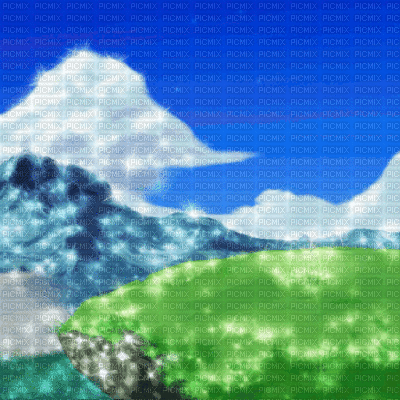 Mountain Background - Безплатен анимиран GIF