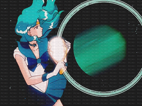 Sailor Neptune ❤️ elizamio - Gratis animerad GIF
