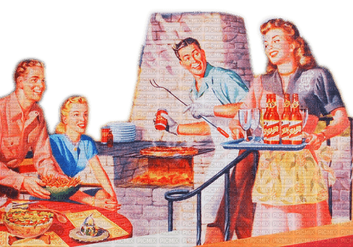 vintage grill milla1959 - 免费PNG