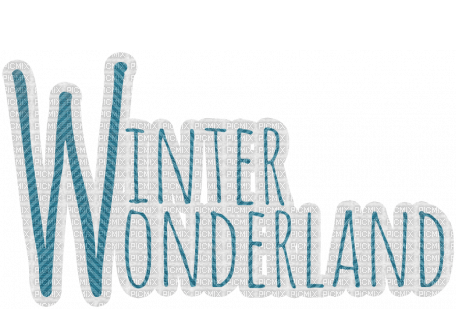 Winter Wonderland.text.Victoriabea - PNG gratuit
