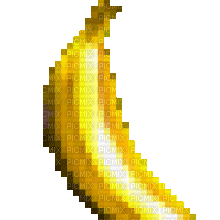 Rotating Food Banana Spinning Fruit - Бесплатный анимированный гифка