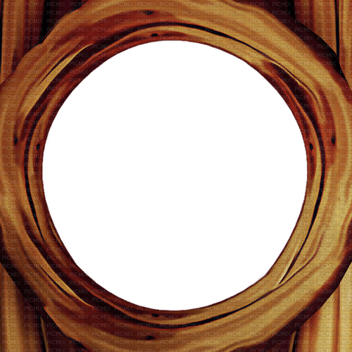 Frame Brown Circle - Bogusia - Free PNG
