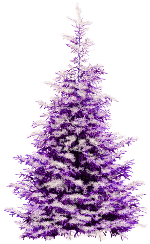 Winter.Tree.Purple.White - безплатен png