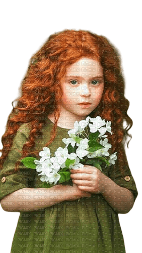 red hair girl- Fillette rousse - 免费PNG