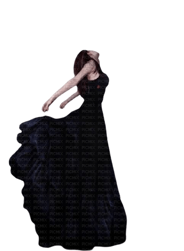 gothic woman dark black - 免费PNG