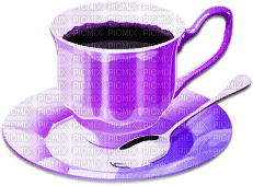 soave deco cup coffee purple - kostenlos png