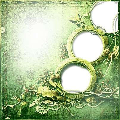 soave frame background transparent  green - nemokama png
