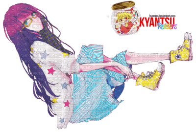 Fille manga swag - 免费PNG