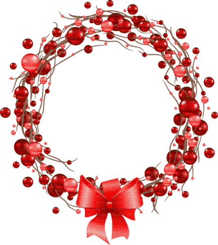 Red Wreath - PNG gratuit