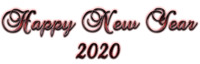 new year 2020 silvester number  text la veille du nouvel an Noche Vieja канун Нового года tube - 免费PNG