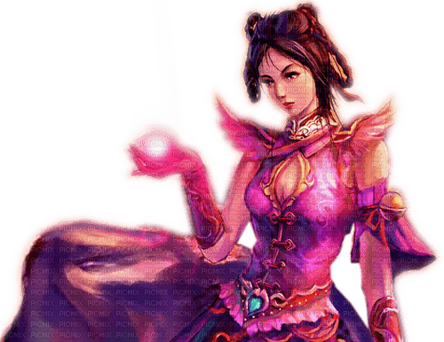 Rena pink Fantasy Magic Girl Woman Mädchen - kostenlos png