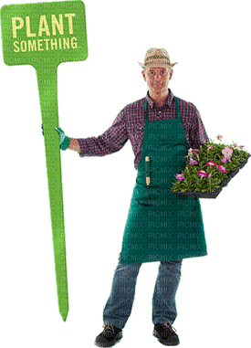 Kaz_Creations Man Homme Gardener - ingyenes png