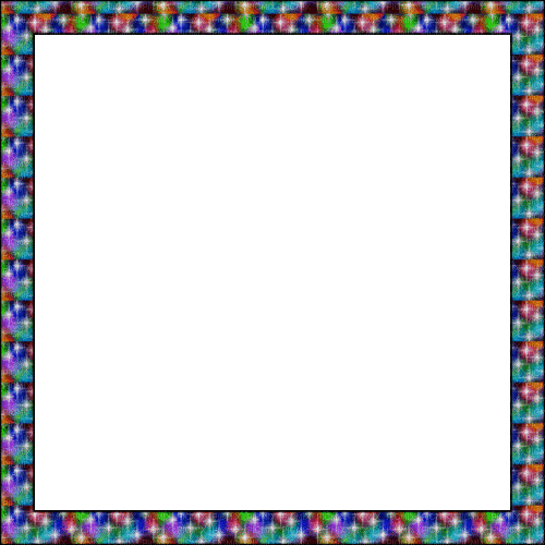 Multicolor sparkle frame gif - Gratis animerad GIF