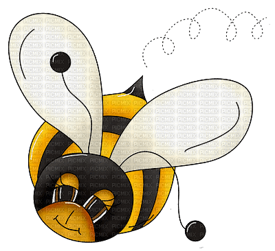 abeille - GIF animado grátis