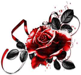 soave deco vintage gothic rose flowera corner - ilmainen png