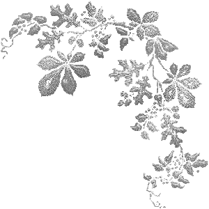 silver leaves (created with gimp) - Gratis geanimeerde GIF