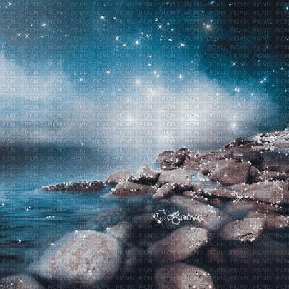 soave background animated sea summer stone - Gratis geanimeerde GIF