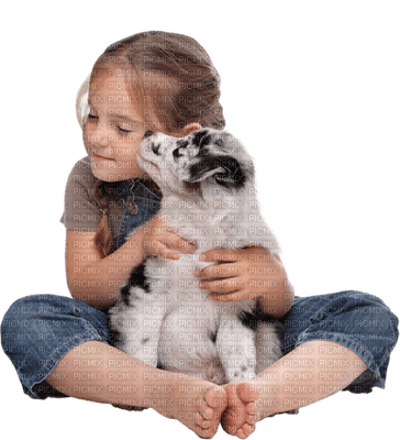 enfant avec chien.Cheyenne63 - PNG gratuit
