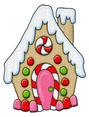 gingerbread house - png gratuito