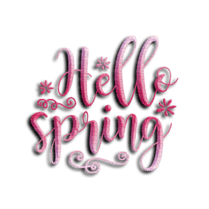 kikkapink spring quote text png hello purple pink - png ฟรี