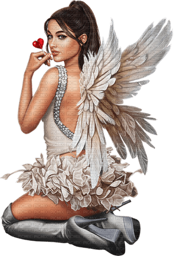 Woman. Angel. Fantasy. Leila - gratis png