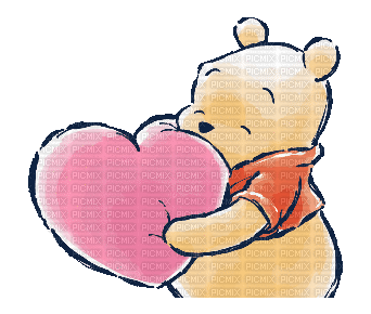Sweet Winnie Pooh - Nemokamas animacinis gif