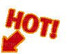 red arrow pointing hot text gif - GIF animado gratis