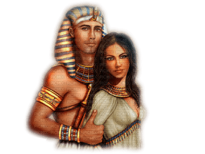 Egyptian couple bp - nemokama png