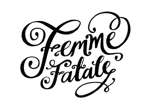 loly33 texte femme fatale - Free PNG