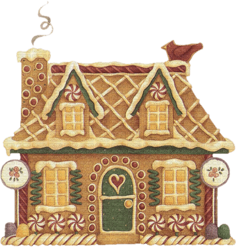 gingerbread house sunshine3 - png ฟรี