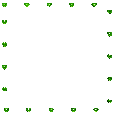 Frame, Frames, Heart, Hearts, Deco, Green, Gif - Jitter.Bug.Girl - Free animated GIF