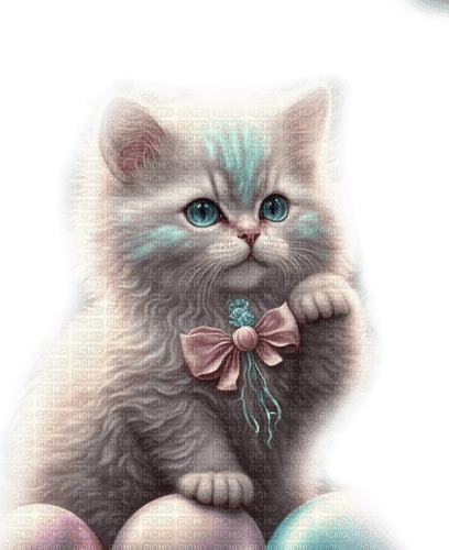 cat pastel cute - ilmainen png